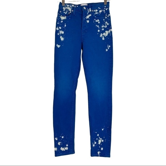 Cotton Citizen High Waist Distressed Jeans Size 25 - Picture 1 of 8